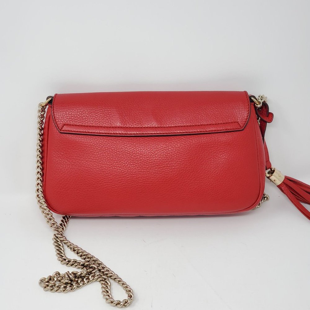 100% Auth Gucci Soho Small Red Crossbody/ClutchBag - Picture 2 of 16